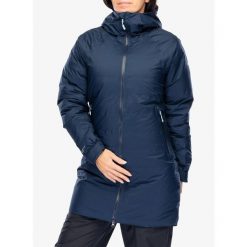 Płaszcz puchowy damski Rab Valiance Parka. Niebieskie parki damskie RAB, s, bez wzorów, z puchu, bez kaptura. Za 1,259.99 zł.