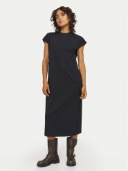 JJXX Sukienka codzienna Astrid 12263240 Czarny Boxy Fit. Czarne sukienki damskie JJXX, na co dzień, xs, bez wzorów, z bawełny, bez kołnierzyka, bez ramiączek, proste. Za 89.99 zł.