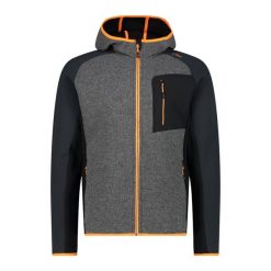 Bluza męska turystyczna CMP 34M2727. Szare bluzy męskie CMP, m, bez wzorów, sportowe, bez ramiączek, bez kaptura. Za 499.00 zł.