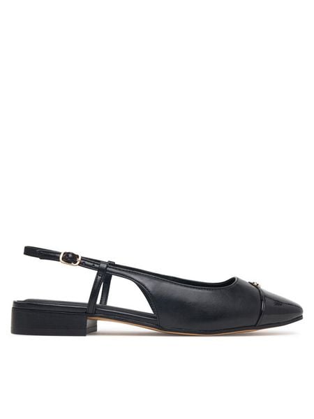 Aldo Baleriny Maree 14405278 Czarny. Czarne balerinki damskie Aldo, bez wzorów, ze skóry, bez obcasa, bez zapięcia. Za 369.99 zł.