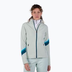 Bluza damska Rossignol Strawpile Fleece Fz. Niebieskie bluzy damskie Rossignol, na zimę, bez wzorów, sportowe, bez ramiączek, bez kaptura. Za 289.99 zł.