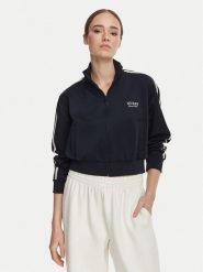 Guess Bluza V6YQ07 K4287 Granatowy Regular Fit. Niebieskie bluzy damskie Guess, l, z aplikacjami, z syntetyku, bez ramiączek, bez kaptura. Za 434.99 zł.