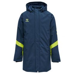 Kurtka Hummel hmlLEAD bench. Niebieskie kurtki męskie Hummel, m, bez wzorów, sportowe, bez kaptura. W wyprzedaży za 305.50 zł.