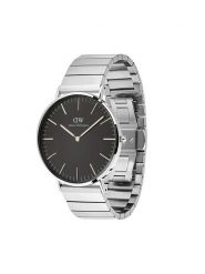 Daniel Wellington Zegarek DW00100774 Srebrny. Szare, analogowe zegarki męskie Daniel Wellington, bez wzorów, srebrne. Za 639.99 zł.