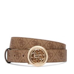 Pasek Damski Guess. Brązowe paski damskie Guess, z aplikacjami. Za 249.99 zł.