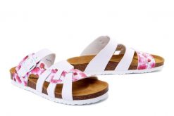 DR. BRINKMANN 700547-43 pink, klapki damskie. Białe klapki damskie Dr. Brinkmann, na lato, bez wzorów, bez obcasa, bez zapięcia. Za 157.17 zł.