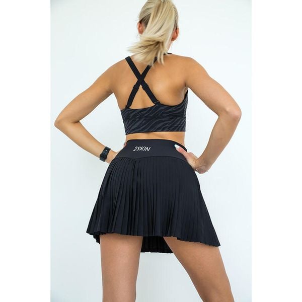 Spódniczka do biegania damska 2skin Lady. Czarne spódnice damskie 2SkIN, bez wzorów, sportowe, sportowe. Za 229.00 zł.
