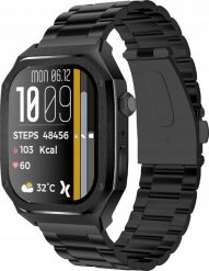 Smartwatch FW65 Iron s Grafitowy. Szare zegarki smartwatch MAXCOM, bez wzorów. Za 288.83 zł.