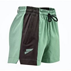 Spodenki boulderingowe dla kobiet. Czarne szorty damskie FELSENFEST, bez wzorów, z elastanu, sportowe. Za 219.99 zł.