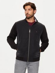 Tommy Hilfiger Bluza MW0MW35543 Czarny Regular Fit. Czarne bluzy męskie Tommy Hilfiger, m, bez wzorów, z bawełny, bez ramiączek, bez kaptura. Za 659.99 zł.