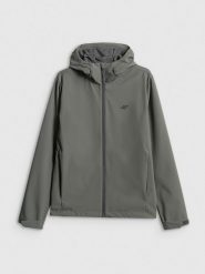 4F Kurtka softshell membrana 5000 męska - zielona 3XL. Zielone kurtki męskie 4F, m, bez wzorów, z materiału, bez kaptura. Za 299.99 zł.