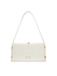 Eva Minge Torebka EO-AVAH-LA482-6340 Écru. Torebki wizytowe damskie Eva Minge, bez wzorów, z materiału, bez dodatków. Za 199.99 zł.