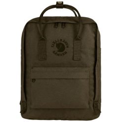 Plecak sportowo-miejski Re-Kanken 16l. Zielone plecaki damskie Fjällräven, bez wzorów, sportowe. Za 419.99 zł.