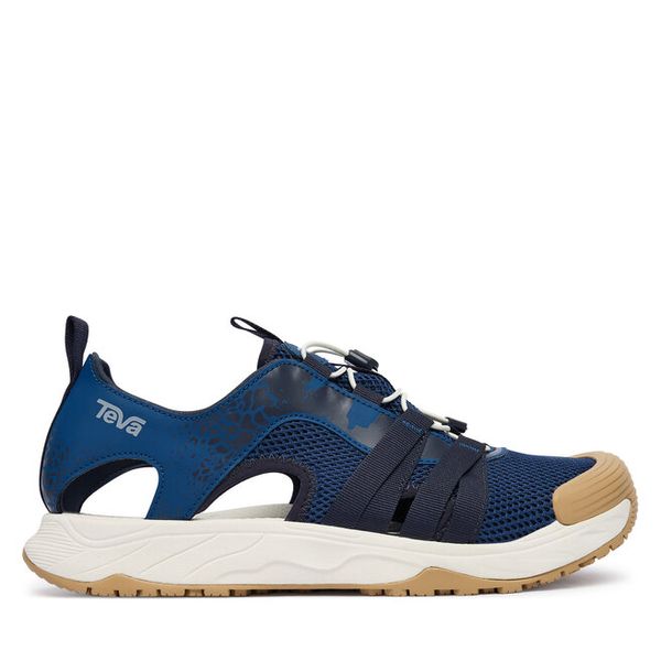Sandały Teva. Niebieskie buty zimowe męskie Teva, bez wzorów, bez obcasa, bez zapięcia. Za 469.99 zł.