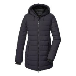 Parka dla kobiet Killtec Kow 55 Qltd. Niebieskie parki damskie KILLTEC, na zimę, s, bez wzorów, z materiału, z kapturem. Za 646.50 zł.