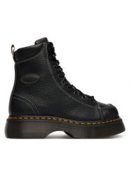 Dr. Martens Trzewiki Buzz 8I Milled DM42032001 Czarny. Czarne botki damskie Dr. Martens, bez wzorów, ze skóry, bez obcasa, na płaskiej podeszwie, bez zapięcia. Za 899.99 zł.