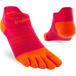 Skarpety do biegania damskie Injinji Run Lightweight No-Show. Brązowe skarpetki damskie Injinji, bez wzorów. Za 69.99 zł.