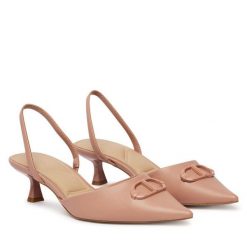 Sandały Aldo. Brązowe sandały damskie Aldo, bez wzorów, bez obcasa, na szpilce, bez zapięcia. Za 319.99 zł.