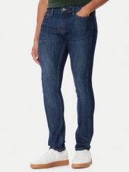 Guess Jeansy M6BAN1 D2601 Granatowy Skinny Fit. Niebieskie jeansy męskie Guess, z jeansu. Za 524.99 zł.
