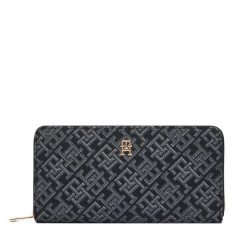 Portfel Tommy Hilfiger. Czarne portfele damskie Tommy Hilfiger. Za 319.99 zł.