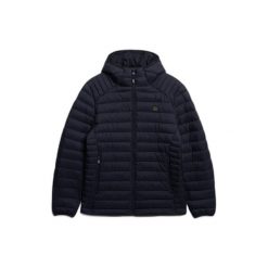 Bluza z kapturem Superdry Fuji Lite. Niebieskie bluzy męskie Superdry, m, bez wzorów, z kapturem. W wyprzedaży za 471.00 zł.
