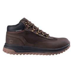 Buty trekkingowe Hi-Tec Rulen. Brązowe trekkingi męskie Hi-tec, bez zapięcia. Za 383.48 zł.