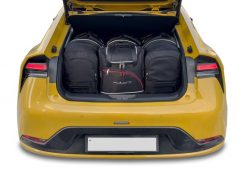 Torby Do Bagażnika Toyota Prius Phev 2023+ 4Szt Kjust. Czarne torby podróżne damskie KJUST, bez wzorów, z kauczuku. Za 1,203.00 zł.