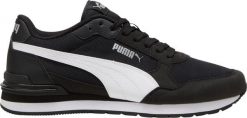Puma Buty męskie Puma ST Runner v4 Mesh czarne 399666 01 39. Czarne buty sportowe męskie Puma, bez wzorów, z meshu, bez zapięcia. Za 284.02 zł.