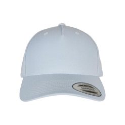 Czapka Flexfit YP Classics 5-Panel Premium. Niebieskie czapki damskie FLEXFIT, bez wzorów. Za 129.50 zł.