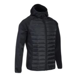 Kurtka bluza sportowa męska Berna III Softshell Hoodie. Czarne kurtki sportowe męskie Joma, m, bez wzorów, z poliesteru, z kapturem, na fitness i siłownię. Za 289.20 zł.