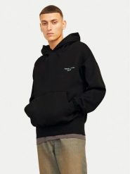 Jack&Jones Bluza Noho 12263036 Czarny Oversize. Czarne bluzy męskie Jack&Jones, m, bez wzorów, z bawełny, bez ramiączek, bez kaptura. W wyprzedaży za 129.99 zł.