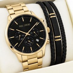 Zegarek Paul Lorens Zestaw męski zegarek Paul Lorens LARGOS-1D1 + brannsoletka. Zegarki męskie Paul Lorens, bez wzorów. Za 349.90 zł.