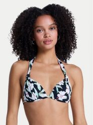 Roxy Góra od bikini Printed Essentials ERJX305701 Czarny. Czarne bikini Roxy, bez wzorów, z syntetyku. Za 149.99 zł.