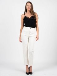Patrizia Pepe Jeansy | 2J2283 A6W8 | Kobieta | Kremowy. Białe jeansy damskie Patrizia Pepe, z aplikacjami, z bawełny. W wyprzedaży za 329.00 zł.