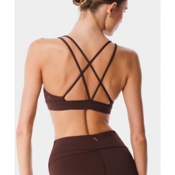 Stanik sportowy crossback dla kobiet Carpatree Balletcore. Brązowe bielizna sportowa damska Carpatree, xs, bez wzorów. W wyprzedaży za 118.99 zł.