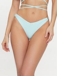 Guess Dół od bikini E4GO34 MC04R Niebieski. Niebieskie stroje kąpielowe damskie Guess, l, z aplikacjami, z syntetyku. Za 189.99 zł.