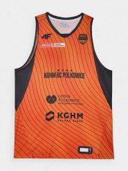 4F Tank top replika domowy z sezonu 2023/24 damski 4F x MKS Polkowice - multikolor XL. Topy damskie 4F, xl, bez wzorów, z dzianiny, bez kołnierzyka, bez ramiączek. W wyprzedaży za 79.99 zł.