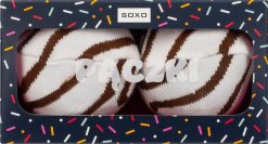 Soxo Zestaw 2x skarpetki damskie Pączki idealna na prezent 3540. Skarpetki damskie Soxo, bez wzorów. Za 45.99 zł.