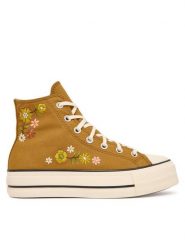 Converse Trampki Chuck 70 A17614C Brązowy. Brązowe trampki i tenisówki damskie Converse, bez wzorów, z materiału, bez zapięcia. Za 449.99 zł.