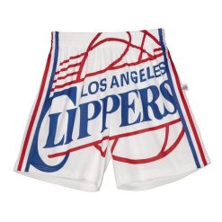 Szorty Los Angeles Clippers NBA Blown Out Fashion. Białe szorty damskie Mitchell & Ness, bez wzorów, sportowe. W wyprzedaży za 198.00 zł.