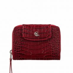 Damski portfel skórzany z suwakiem Canaletto croco PD1255s162 RFID. Portfele damskie ze skóry. Za 159.00 zł.