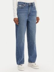 Calvin Klein Jeans Jeansy LV047E626G Niebieski Regular Fit. Niebieskie jeansy damskie Calvin Klein Jeans, bez wzorów, z jeansu. Za 409.99 zł.