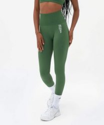 Legginsy modelujące Seamless Super Strong - Zielony. Zielone legginsy damskie JOY STUDIO, bez wzorów, z materiału. Za 199.00 zł.
