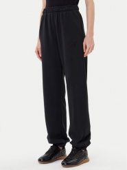 PINKO Spodnie dresowe Pazzo 105508 A2RB Czarny Regular Fit. Czarne spodnie dresowe damskie Pinko, bez wzorów, z bawełny. Za 649.99 zł.