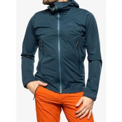 Kurtka z membraną męska Rab Kinetic 2.0 Jacket. Niebieskie kurtki męskie RAB, m, bez wzorów, bez kaptura. Za 899.99 zł.