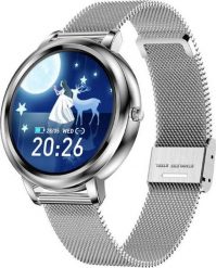 Smartwatch Pacific 28-1 Srebrny (17126). Szare zegarki smartwatch Pacific, bez wzorów. Za 270.23 zł.