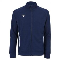 Bluza sportowa męska Tecnifibre Team. Niebieskie bluzy sportowe męskie TECNIFIBRE, m, bez wzorów, bez kaptura, tenisowe. Za 343.50 zł.