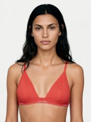 Calvin Klein Swimwear Góra od bikini LV00Q61208 Różowy. Czerwone bikini Calvin Klein Swimwear, bez wzorów, z syntetyku. Za 249.99 zł.