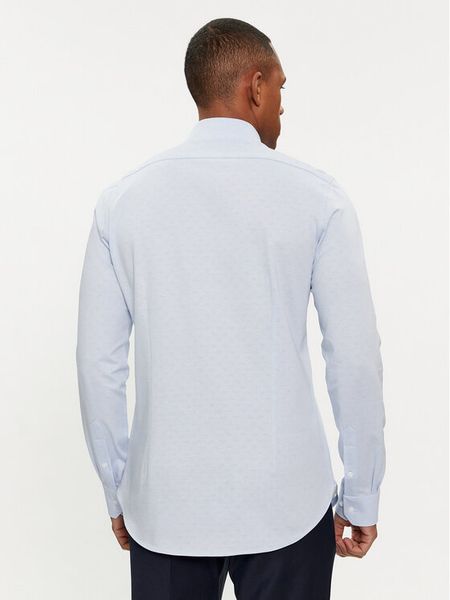 Michael Kors Koszula MK0DS01263 Błękitny Slim Fit. Niebieskie koszule męskie Michael Kors, m, bez wzorów, z bawełny, bez kołnierzyka, bez ramiączek. Za 249.99 zł.