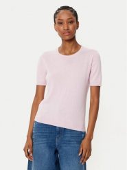 Weekend Max Mara Sweter Zibetto 2515361041 Różowy Regular Fit. Czerwone swetry nierozpinane damskie Weekend Max Mara, xs, bez wzorów, z bawełny, bez kołnierzyka, bez ramiączek. Za 489.99 zł.